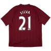 Virallinen Fanipaita Manchester City Silva 21 2012-13 Vieraspelipaita - Miesten